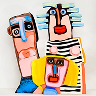 Træskulpturer / relieffer