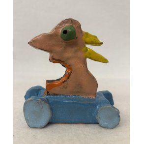 Bilist, skulptur, 10x10 cm