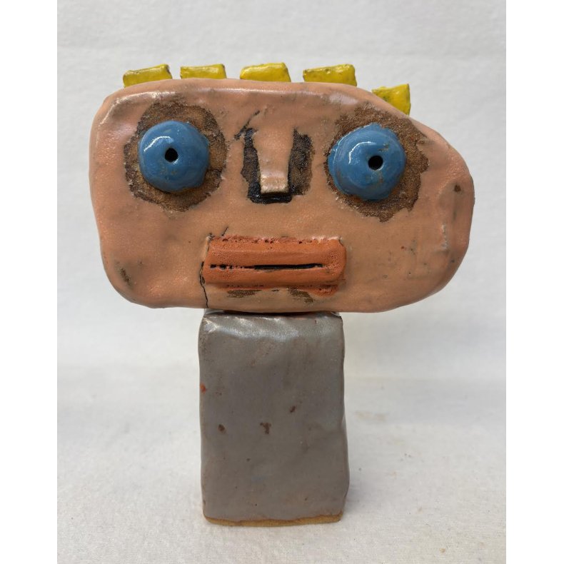 Dreng, skulptur, 21x6x5 cm