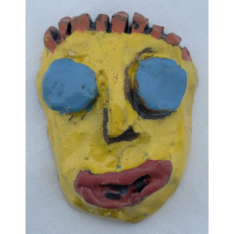 Face Seven, til v�goph�ng, skulptur, ca. 10 cm