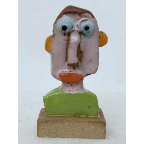 Forbavset herre, no. 4, skulptur, ca. 10 cm