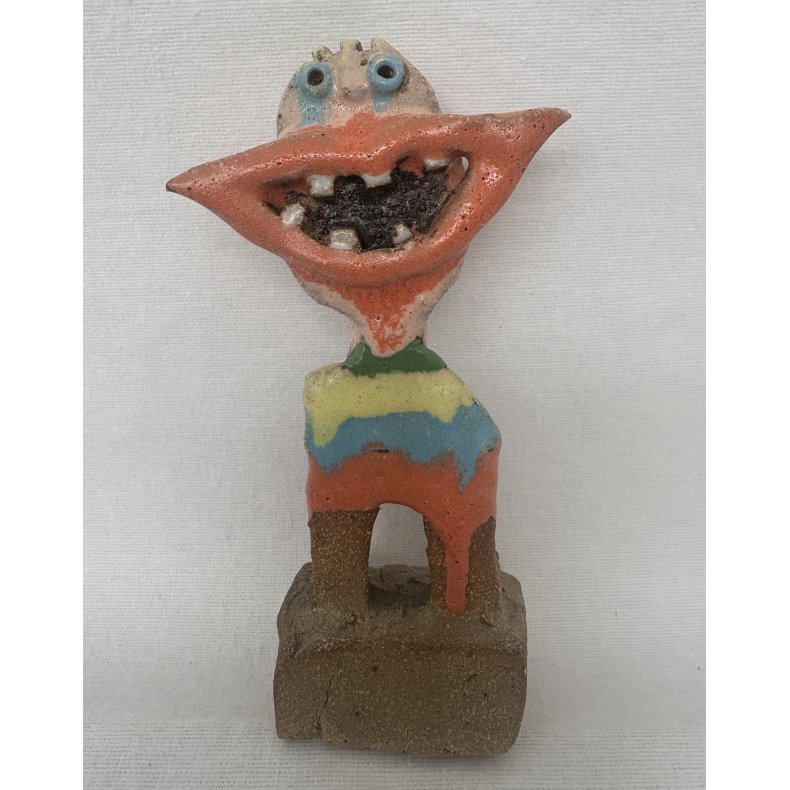 Glad dreng, skulptur, ca. H.15 cm