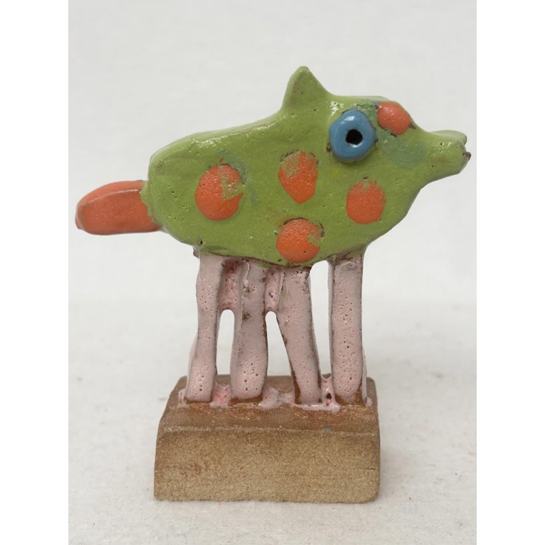 Gr�n hund, no. 32, skulptur, H. 10 cm