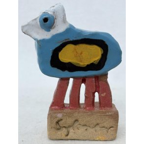 Hund, no. 37, skulptur, H. 10 cm