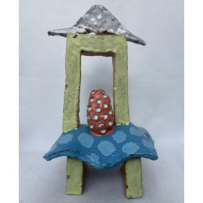 Min Ssters Hus, skulptur, ca. 42 x 27 x 21 cm