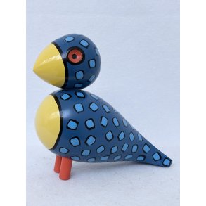 Sangfugl X Leif Sylvester, Nightbird, tr�, H 20 cm