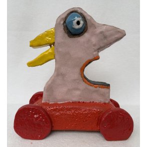 Bl��jet bilist, skulptur, 28x15x10 cm