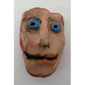 Bl��jet fyr, v�goph�ng, skulptur, 8x6 cm