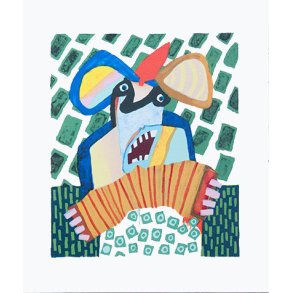 Crazy melody, litografi