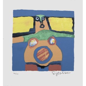 Der er noget indeni, litografi