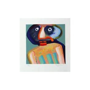 En unsket, litografi