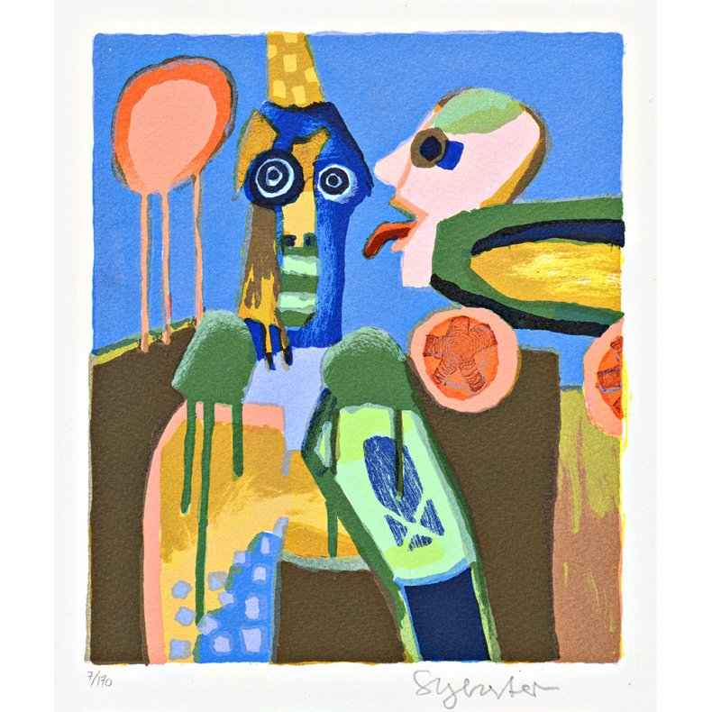 Festival, litografi