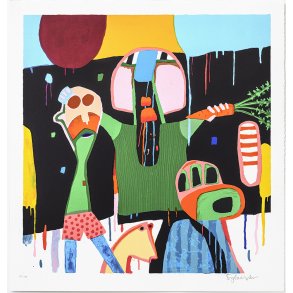 Guleroden, litografi