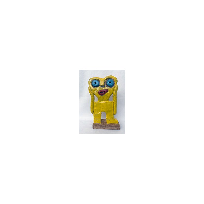 Ikke alt vil jeg hre, skulptur, H.41 cm