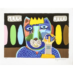 Kattekongen, litografi