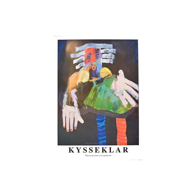 Kysseklar, plakat