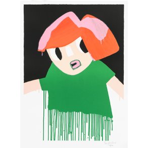 Natten er sort, litografi