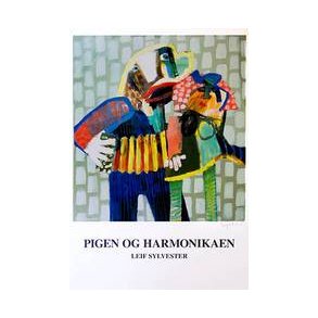 Pigen og harmonikaen, plakat