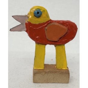 R�dkrop, skulptur, 12x10 cm