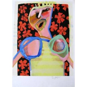 Rosa Rosa, litografi