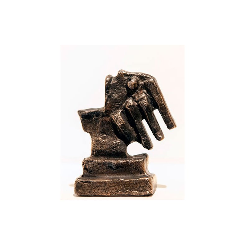 Sangerinde, bronze skulptur, H.8,5 cm