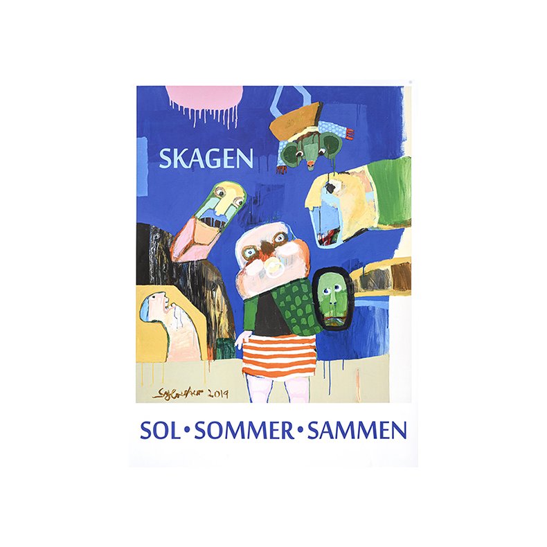 Sol - sommer - sammen, plakat