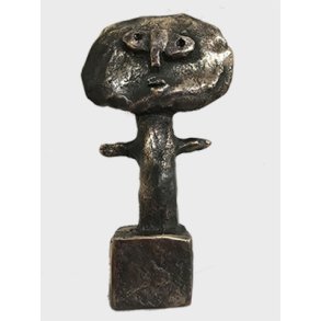 Solo, bronze skulptur, H.22 cm