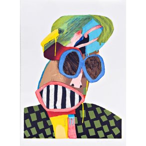 Sommerhat, litografi