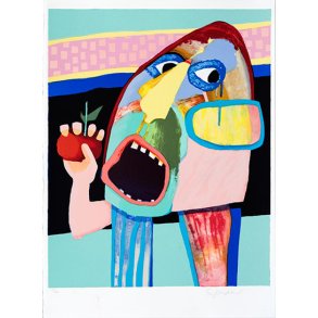 Tomatmanden, litografi