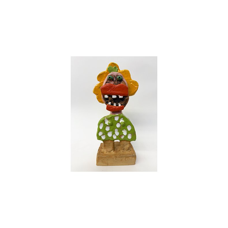 Vild dame, skulptur, H.24 cm